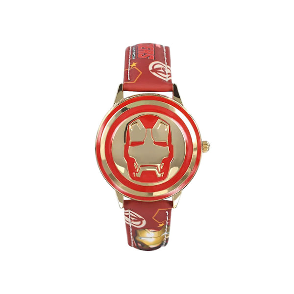 Superhelt Marvel Avengers Kvartsur Kids Flip Case Ur iron Man