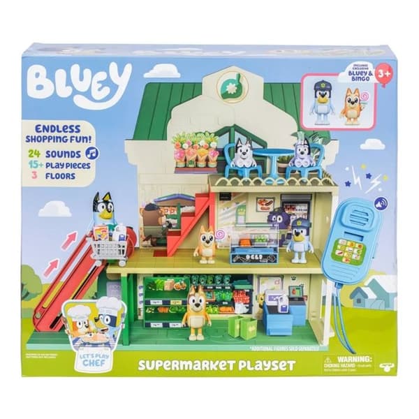 (SC)Blueys supermarked Multifärg Plast