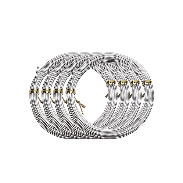 100M~1M Rustfrit Fjedervir Hard Wire Diameter 0,02/0,3/0,4/0,5/0,6/0,8/1,5/2,5/3 Mm Fjedervir af stål 2mmX5m