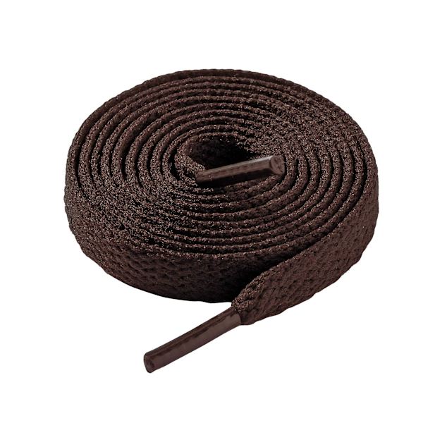 Litteät kengännauhat, lenkkarien nauhat, urheilukengännauhat, kestävät kengännauhat, ruskea ruskea 4 size 7