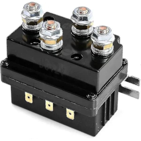 (SC) Solenoid Relay, 12V 500A Winch Relay Solenoid Replacement Contactor