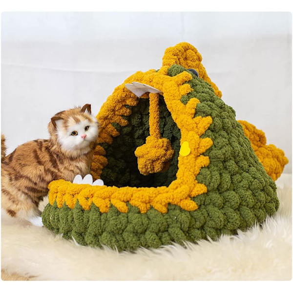 Tyk Strikket Chenille Garn til Håndhæklede Tæpper, Supersoft Stor Jumbo Feltga Olive Green
