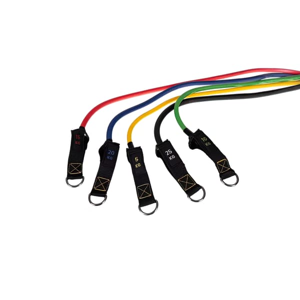 (SC)5-Pack - Resistance Bands / Rubber Bands - Resistance Bands - Exercise Bands multifärg multicolor
