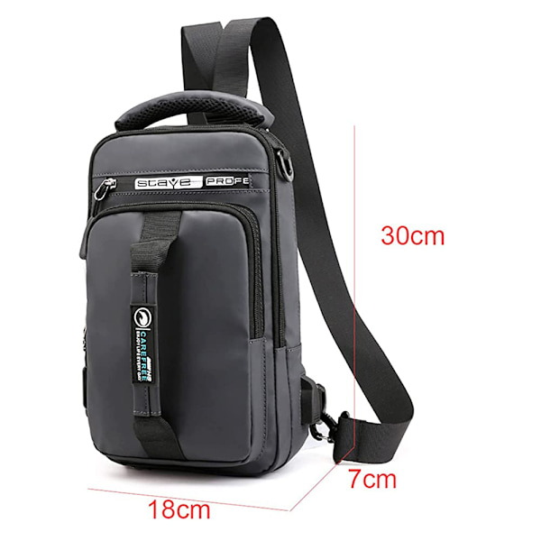 Messenger bag herr stor kapacitet ryggsäck axelväska herr liten messenger bag utomhus sport fritid