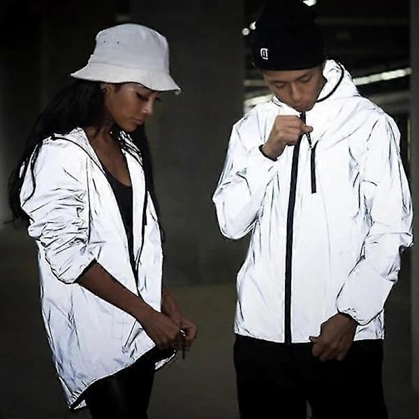 [SC]Waterproof Warm Reflective Jacket Hi-Vis Lightweight XL