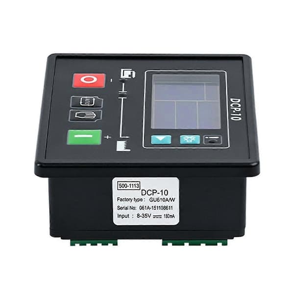 (SC)DCP-10 Elværkscontroller Generator Automatisk Controller LCD Kontrolpanel Elværksdele GU610A/W 8-35V