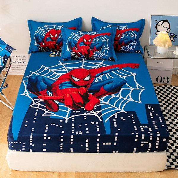 Spiderman Sengesæt 150x210cm multifärg Multicolor