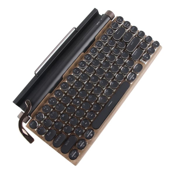 (SC)Retro Wireless Mechanical Keyboard with Adjustable Brightness and 83 Keys