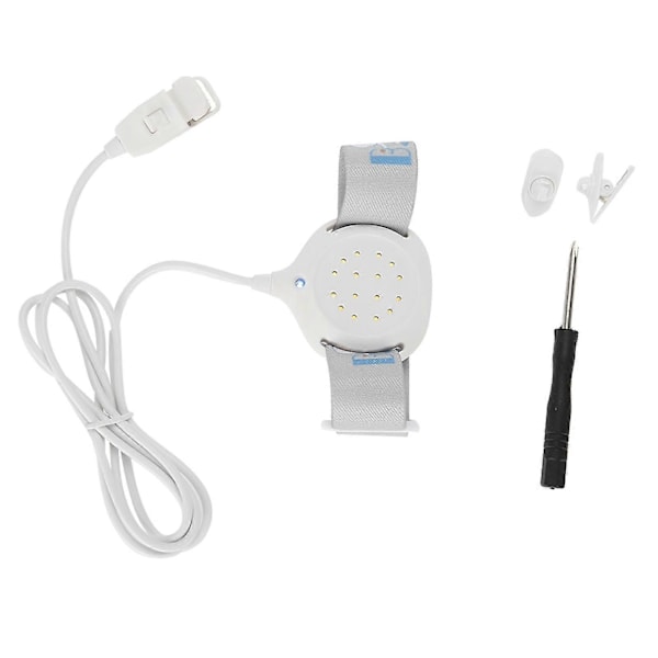 Sengevætingsalarm for eldre barn, alarm for nattlig enurese, babysensor (leveres med innebygd batteri) 12