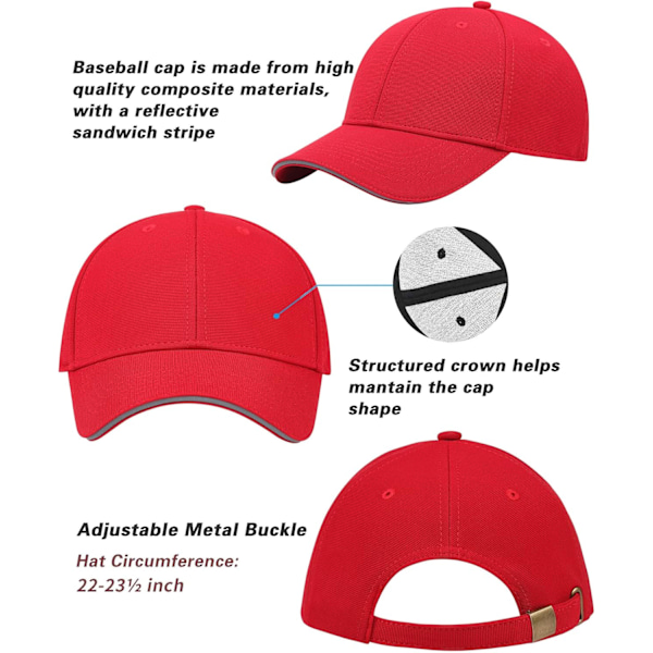 Herr Premium Enfärgad Texturerad Baseballkeps Justerbar Trendig Blank Keps