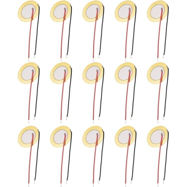 [SC]2026 Ny Moder 15 st. elementer summer, 27 mm piezoelement, akustisk pickup piezo disk element sensor piezo diskar piezo diskar med akustisk pickup