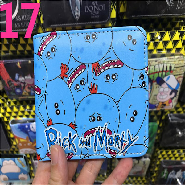 Rick og Morty Myntveske Bifold Lommebok #17