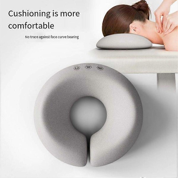 Mjuk Massagekudde Ansiktsavslappning Memory Foam Avslappnande Nackstöd Skönhetssalong Ansiktskudde för SPA U-formad