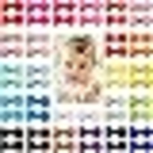 JOYOYO 50-pack Babyhårklämmor Babyhårrosetter med Full Bow Covered Baby Care Clips Craft 5 cm Rosett, Små Hårklämmor för Baby Fint Hår