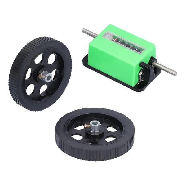 (SC)JM316 Mechanical Length Counter 6-digit Roller Meter, Range: 0-99,999.9 Meters