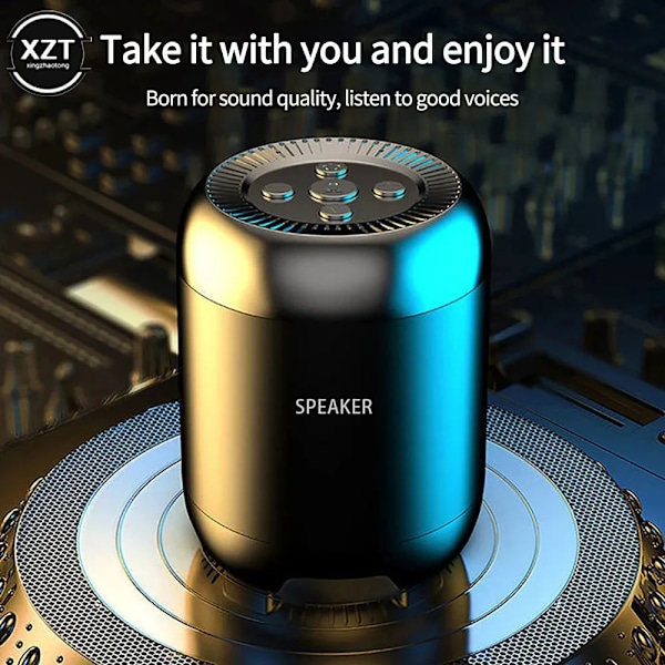 Q35 Langaton Bluetooth-yhteensopiva kaiutin sisäänrakennetulla tekoäly AI-avustajalla ja ääniohjauksella, tukee TF-korttia 250402