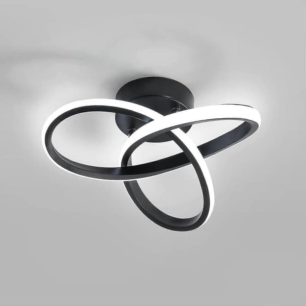 (SC)LED loftlampe, loftslampe, LED-lampe, sort
