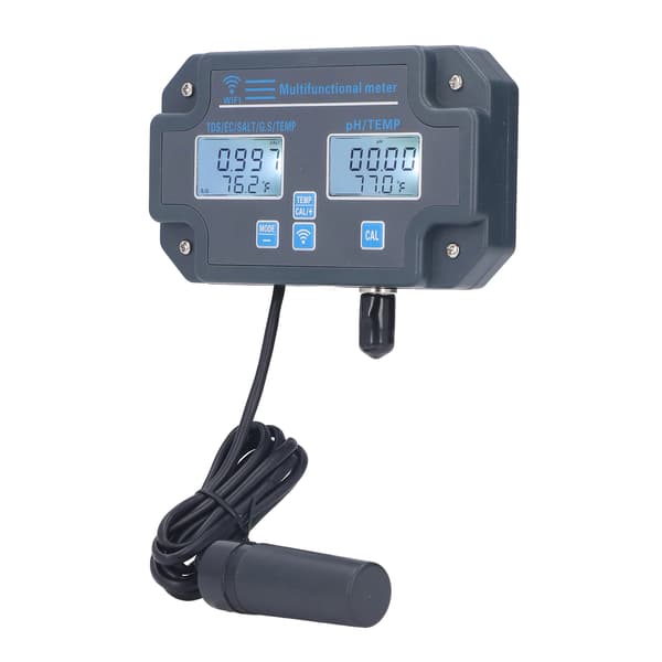 (SC)PHW3988 Multiparameter Water Quality Tester APP Remote Control PH EC TDS SALT SG Temperature Meter 110V US Plug