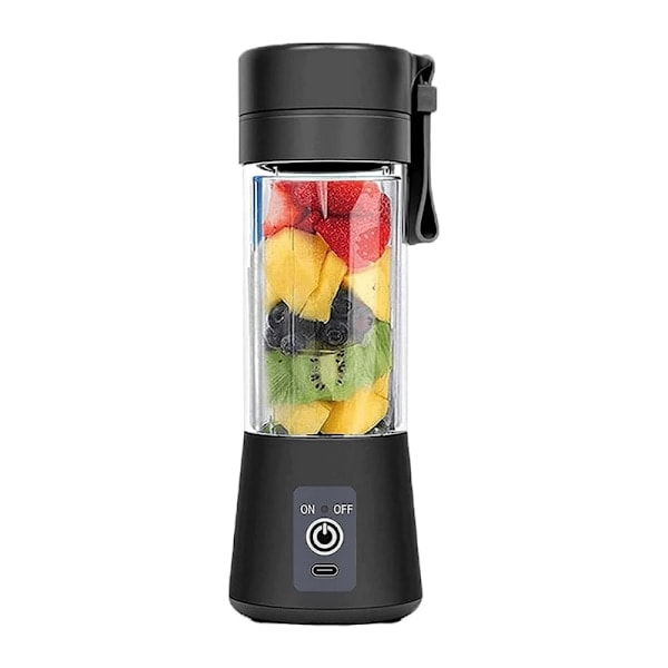 Højkvalitets Trådløs Mixer / Blender 380 ml Sort 1-Pak