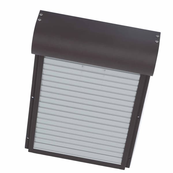 (SC) Automatic Metal Chicken Coop Door Timer Battery Powered Spring Loaded Habitat Accessory Brown