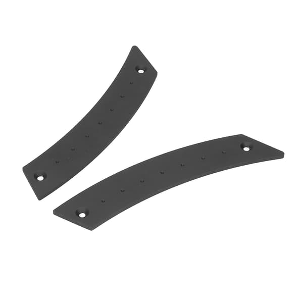 (SC)1 Pair Inner Door Handle Aluminum Alloy Replacement Car Accessories Black