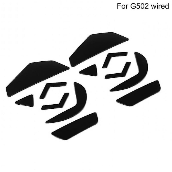 Trådlösa/trådade spelmusfötter ersättningsstickers för Logitech G502-WELLNGS trådbunden Wired 2pcs