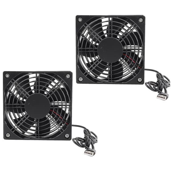 (SC)2st Datavifte Ultra Stille Kjølevifte 5v Usb Pc Kjøler Vifter [DB]