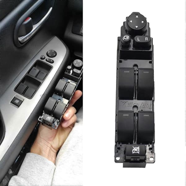 (SC)Elektrisk hovedafbryder til vinduesløftere til Mazda 6 Gh 2007-2013 Black