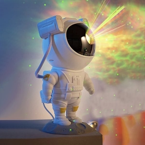 Nattlampe - Stjerneprojektor med LED-lampe - Astronaut 600