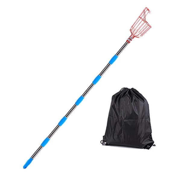 (SC)Fruit Picker Nut Picker with Storage Bag Adjustable Long Handle Design Large Capacity Easy to Install Fruit Collection Tool M