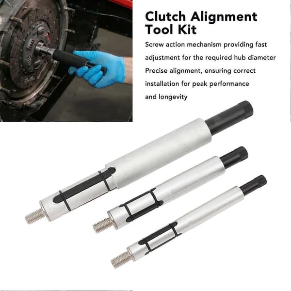 (SC)11 Piece Clutch Alignment Tool Kit Universal Metal Clutch Aligner Hole Corrector Alignment Set for Vehicles Light Commercial Vehicles