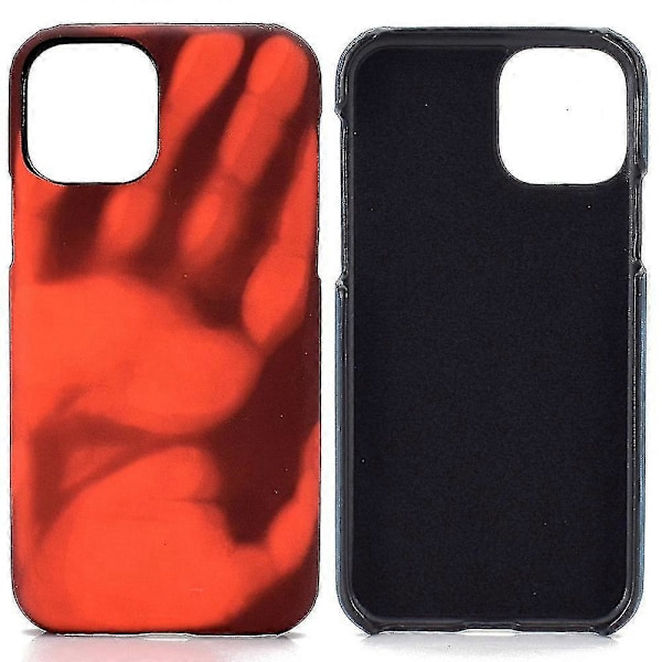 Fargeendrende Termisk Telefondeksel For Iphone Red iPhone 11