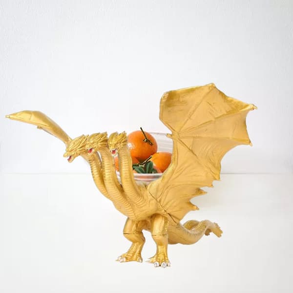 Lett og kompakt Godzilla King Ghidorah-samling