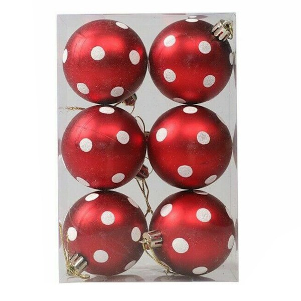 6 stk Julepynt rekvisitter Juletre anheng pynt J J 6PCS