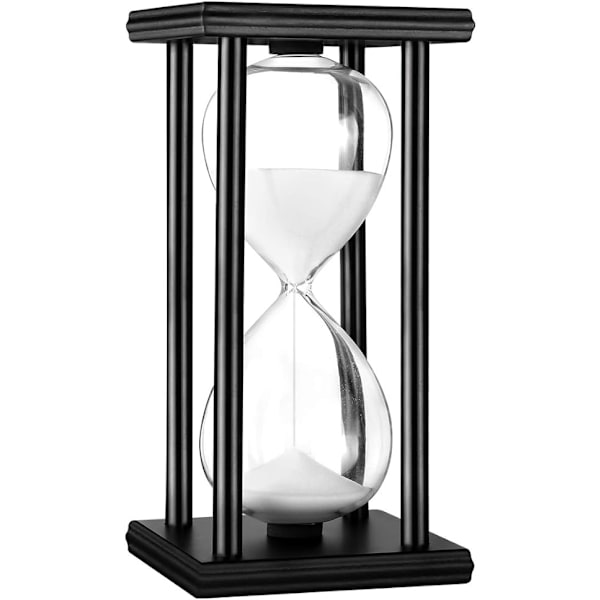 Timglas 30/60 minuter trä sand timglas klocka för kreativ G 30 minutes white sand
