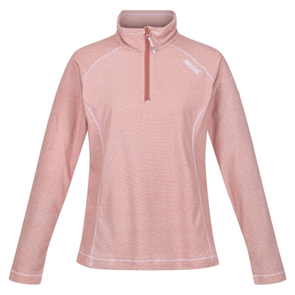 Regatta Great Outdoors Dame/Kvinde Montes Fleece Top med Halv Lynlås Sort/Seal Grey 16 UK Black/Seal Grey