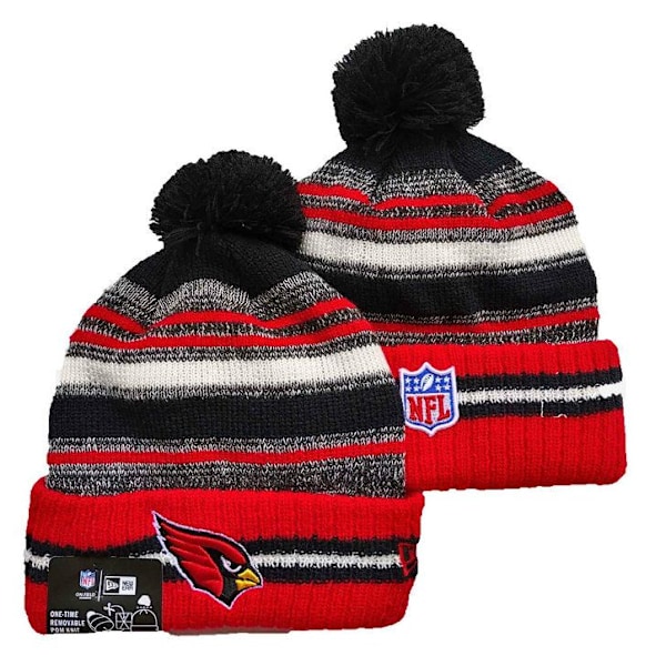NFL Voksen Unisex Amerikansk Fodbold Sport Strikket Hue med Fleeceforing - One size fits most Arizona Cardinals