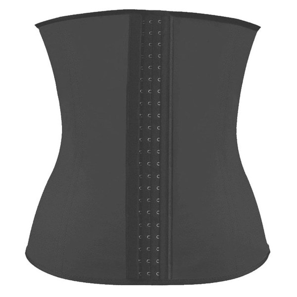 Midjetränare i naturlatex korsett Röd Red L