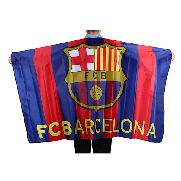 Real Madrid-flagga (VM 2022) (100 % polyester och storlek 86*135) barcelona