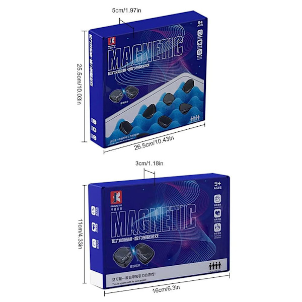 Magneettinen Shakkipelit Magneettiefekti Shakki SET2 SET2 set2
