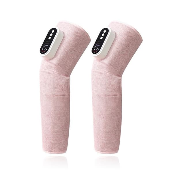 (SC)Trådløst Benmassagesæt - Luftkompression, Varmeterapi, Justerbar Pasform Pink Pink 1600