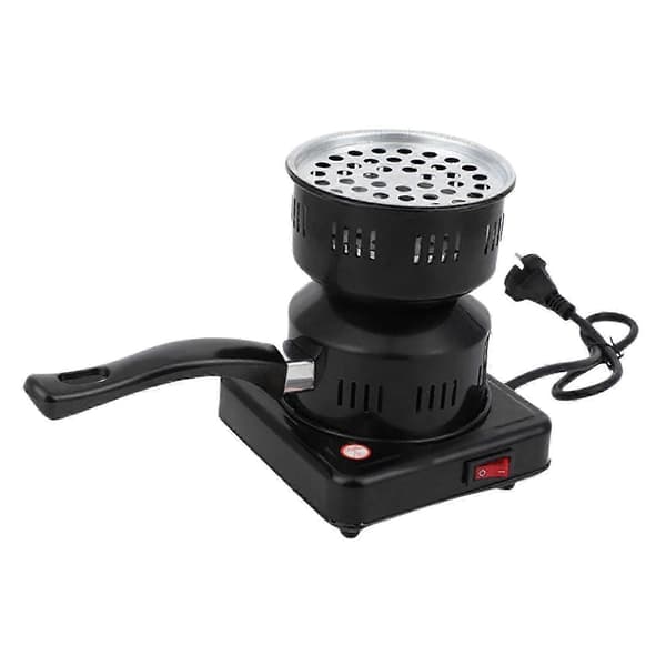 Portable Electric Coil Burner with Indicator Lights Practical Hot Plate[D] Charcoal Starter