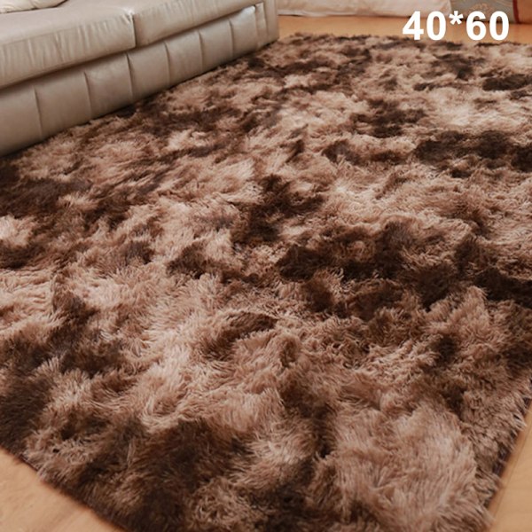 Stue Teppe Soverom Sengematte Enkelt Moderne Husholdnings Gulvmatte Mykt Flerbruksteppe Kaffe Kaffe Coffee 40*60