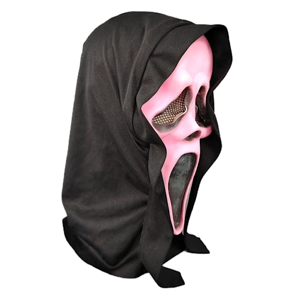 Pelottava Elokuva Huuto Lateksinaamio Aikuisten Halloween-asu Cosplay-asu Rekvisiitta Halloween-naamio Pink