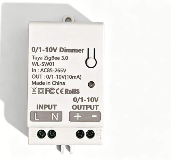 [SC]2026 Ny Modee Ac100-240v Zigbee 0/1-10v LED Dimmer Controller Smart Life Tuya Kontrollapp För 0-10v LED Dim [DB]