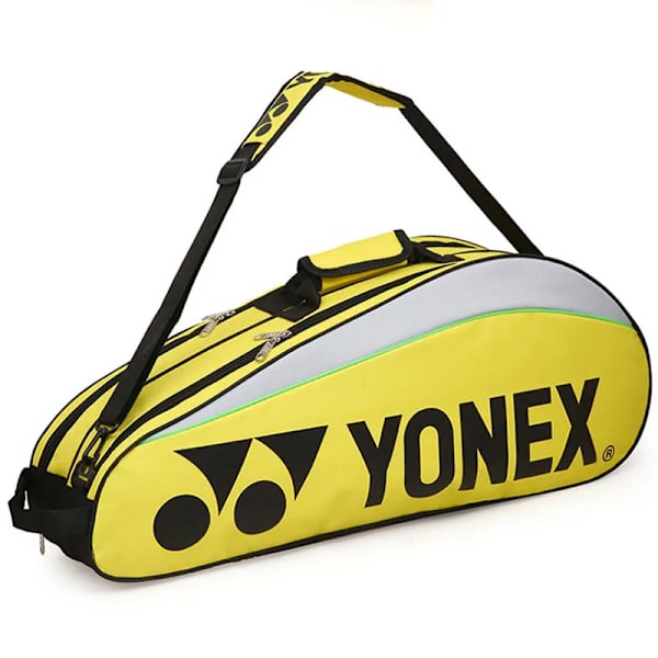Original Yonex badmintonbag for maks 3 racketter, sportsbag Yellow