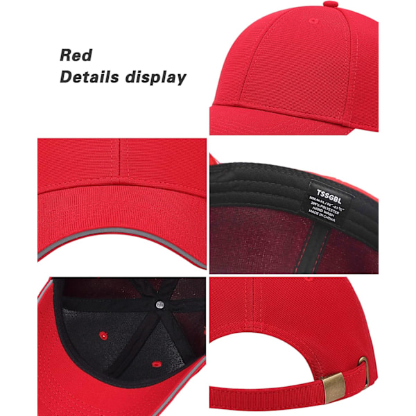 Herr Premium Enfärgad Texturerad Baseballkeps Justerbar Trendig Blank Keps