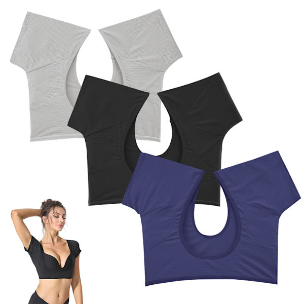 3 st underarm svett väst underarm pads armhåla svett skydd