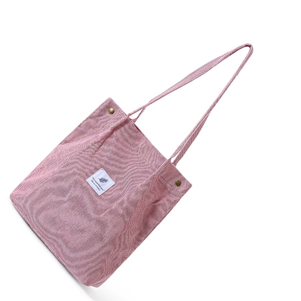 Käsilaukku Suuri Kapasiteetti Olkalaukku Olkahihnan kanssa Light Pink