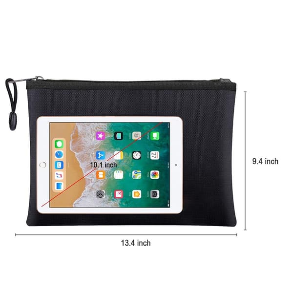 (SC) Protective Fortress, Fireproof Document Bag, Secure Protection, Durable Foldable, Document Holder, Non-Itchy, Large Capacity for Your Valuables
